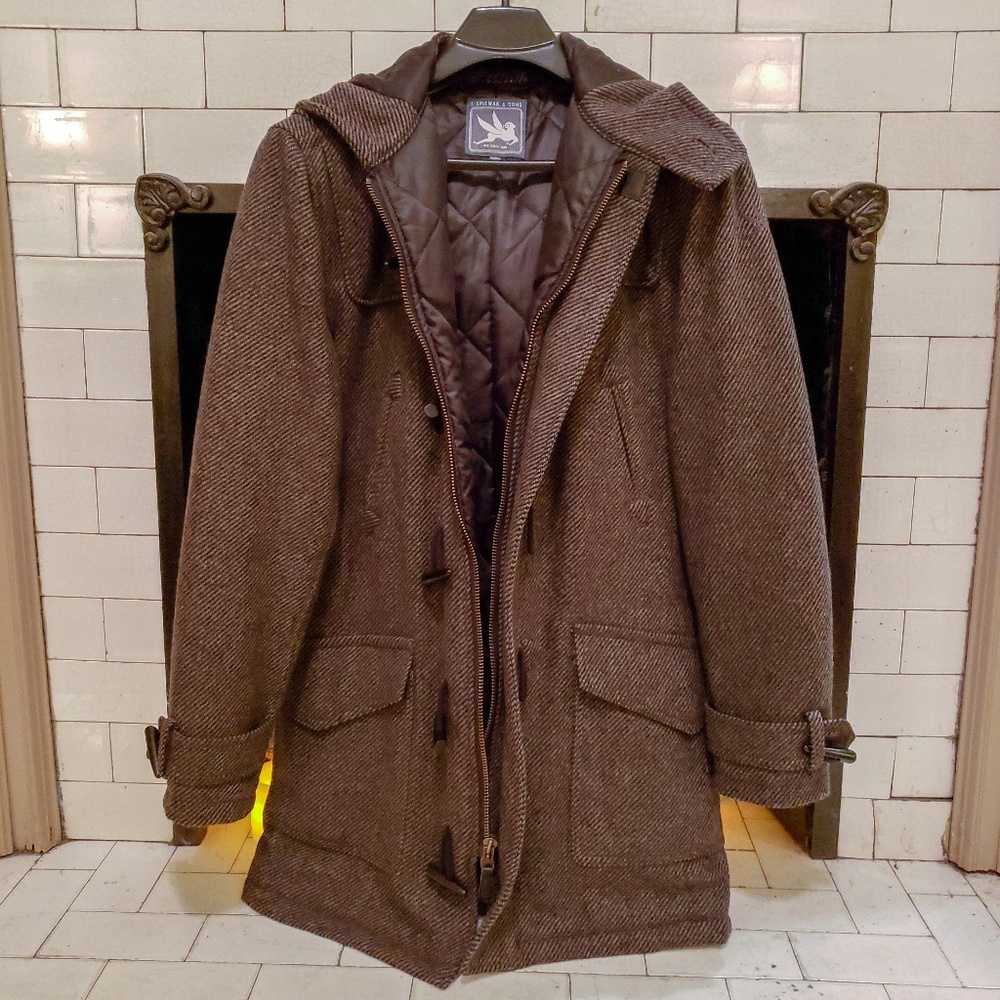 Spiewak & Sons Men's Wool Toggle Coat